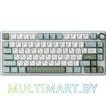 Клавиатура Royal Kludge R75 RGB Sky Cyan (RK Brown)
